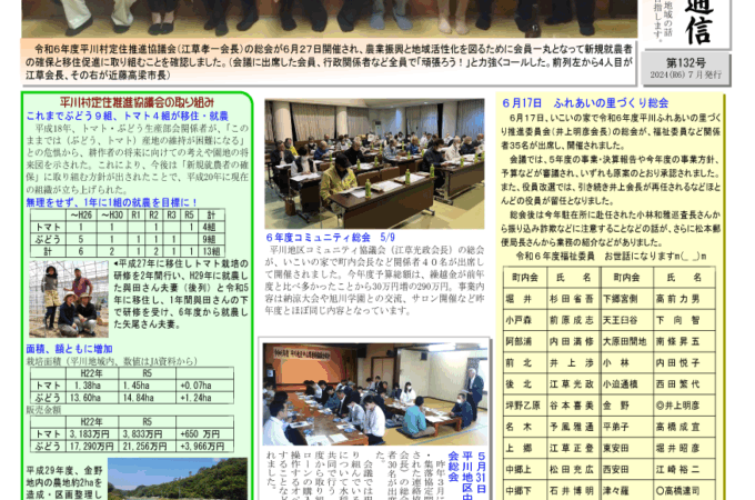 ひらかわ夢ネット通信132号